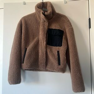 Abercrombie & Fitch Sherpa Teddy Jacket - XS